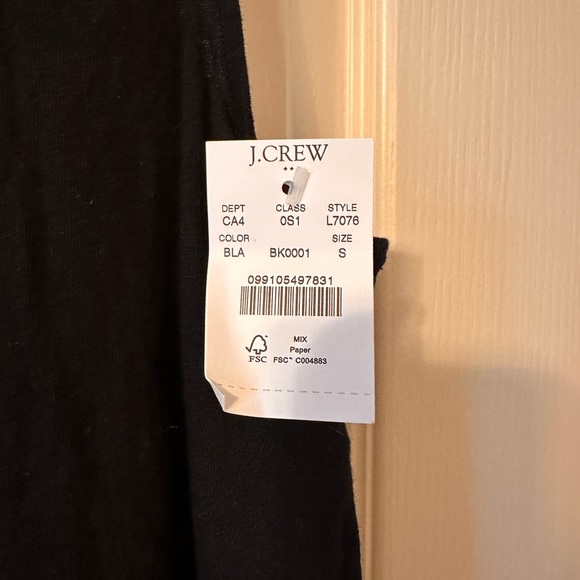 J. Crew. Size S. Black sleeveless dress. Twist back. Summer 2019. - Picture 2 of 3